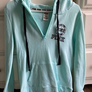 PINK quarter zip hoodie